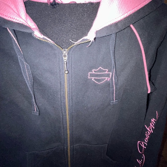 Harley Davidson Zip up Sweatshirt - Picture 3 of 6